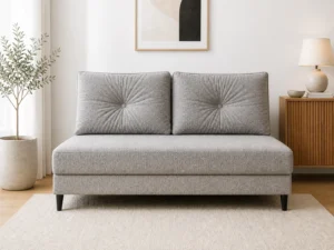 Kanapa FOREST II - aranżacja w tkaninie Boucle Warm Gray