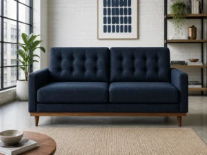 Kanapa LEA - aranżacja w tkaninie Navy Chenille