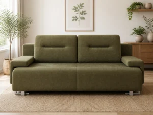 Kanapa NEWADA - aranżacja w tkaninie Olive Chenille