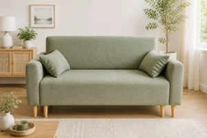 Sofa NESTO - aranżacja w tkaninie sage woven