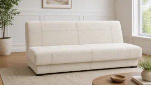 Wersalka OLA - aranżacja w tkaninie Boucle Cream